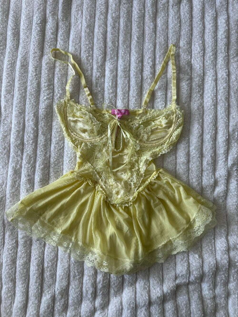 Sugar Thrillz Frilly Corset Top